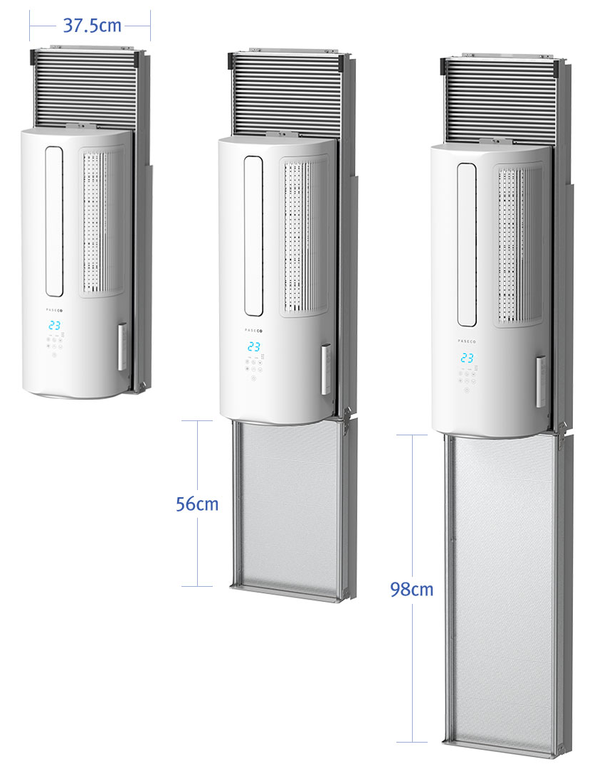 파세코 창문형 에어컨 키트 종류