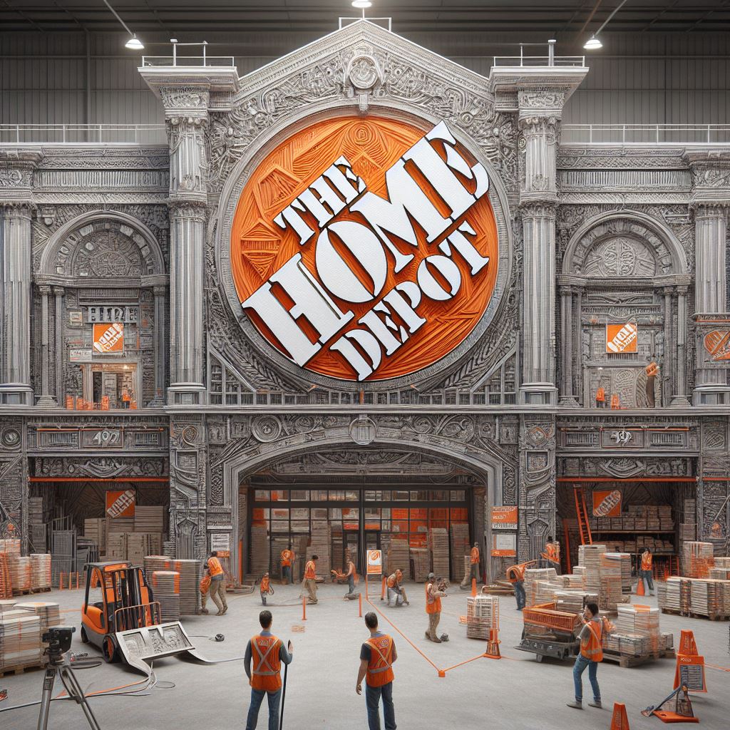 홈디포(The Home Depot) 기업 로고 이미지