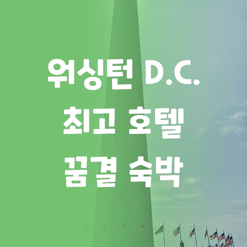 워싱턴 D.C. 최고의 호텔! 헨리 파크 호텔 & 피닉스 파크 호텔, 꿈결 같은 숙박 후기! 워싱턴 D.C. 최고의 호텔! 헨리