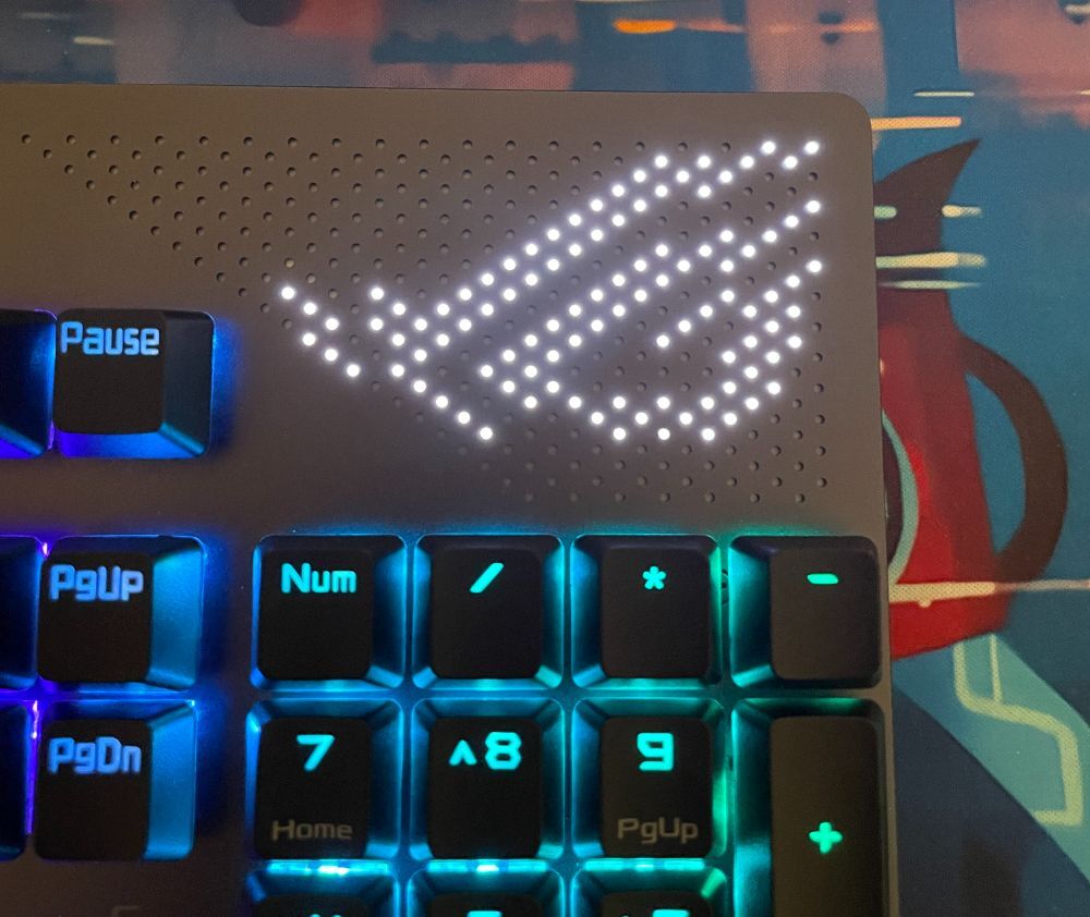 ASUS ROG Strix Flare II Animate 기계식 키보드 검토