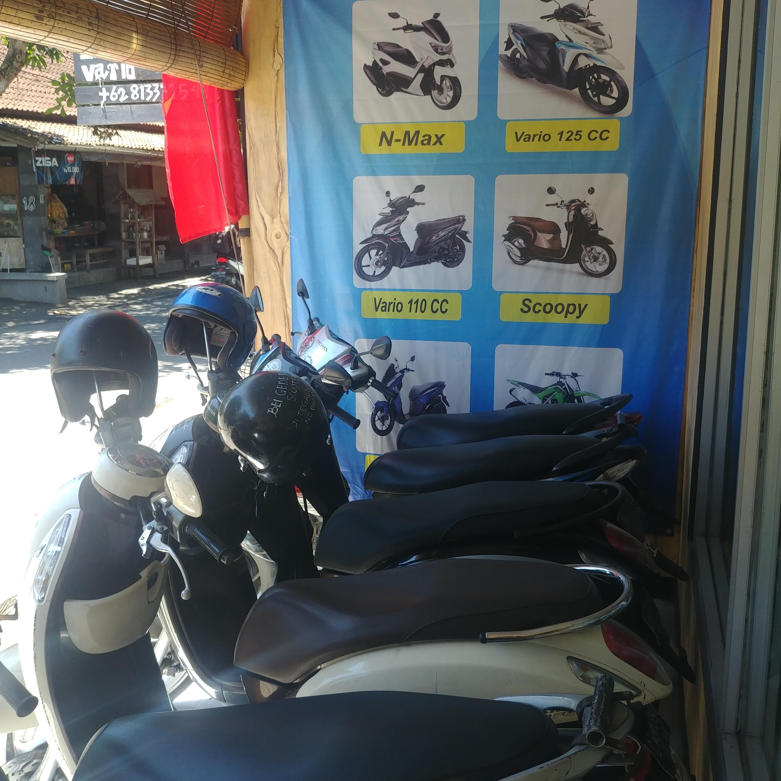 인도네시아 발리 여행 필수 오토바이 렌탈하기