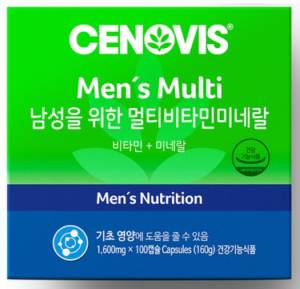 세노비스 남성용 멀티비타민미네랄&#44; 100정&#44; 1개
