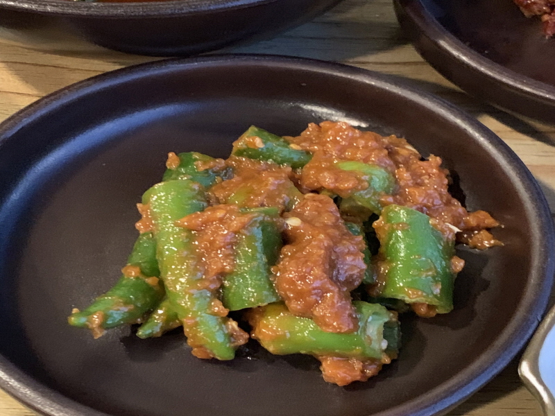 오이된장무침