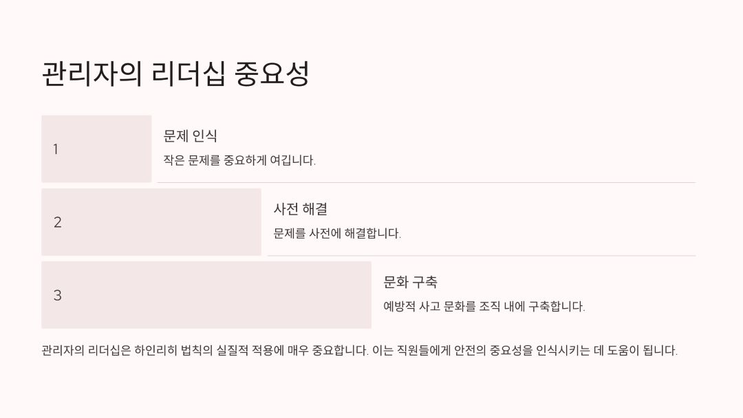관리자의 리더십
