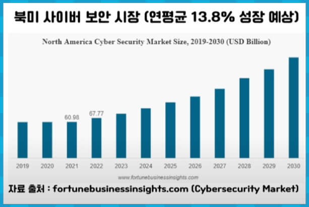 미국 사이버 보안 성장 예상