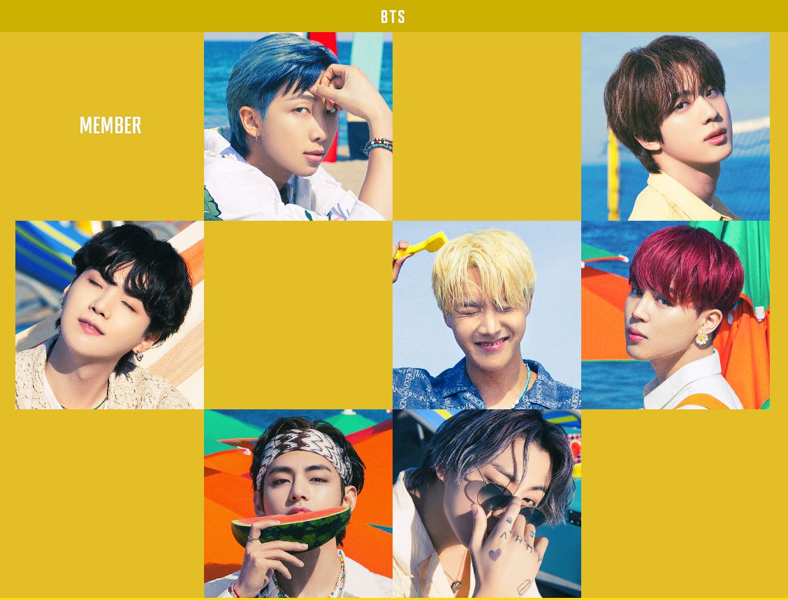 BTS 공식홈페이지