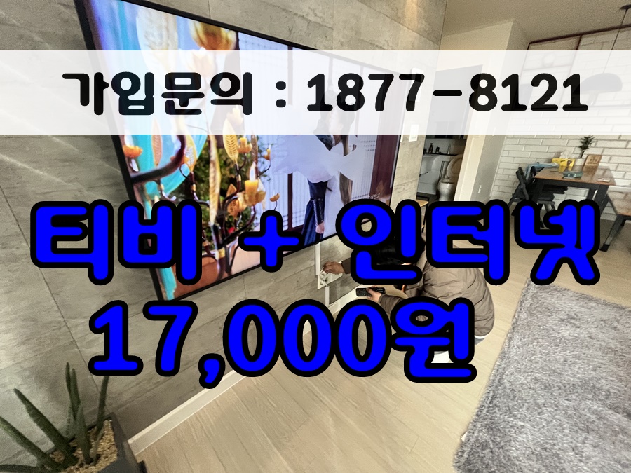 티비랑 인터넷 저렴하네요 10