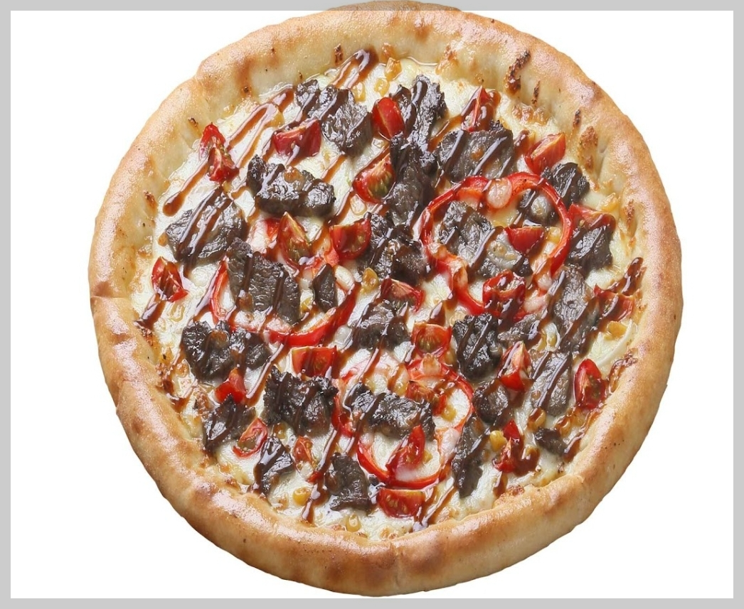 스테이크 피자