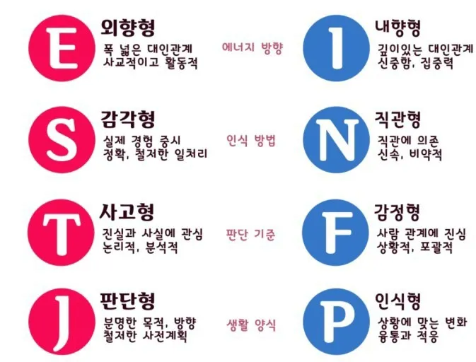 mbti 성격유형 해석