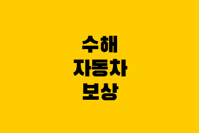  수해 자동차 보상 - 자동차 침수 보험, 침수 피해 기준