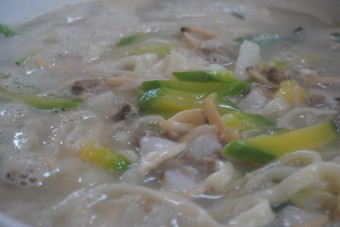 바지락칼국수