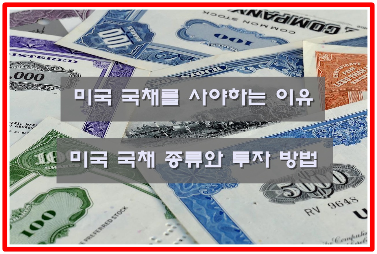  미국 국채를 사야하는 이유, 미국 국채 종류