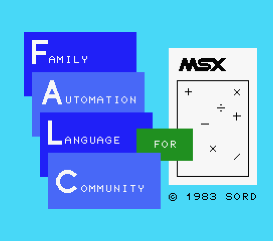  FALC Family Automation Language for Community - MSX (재믹스) 게임 롬파일 다운로드