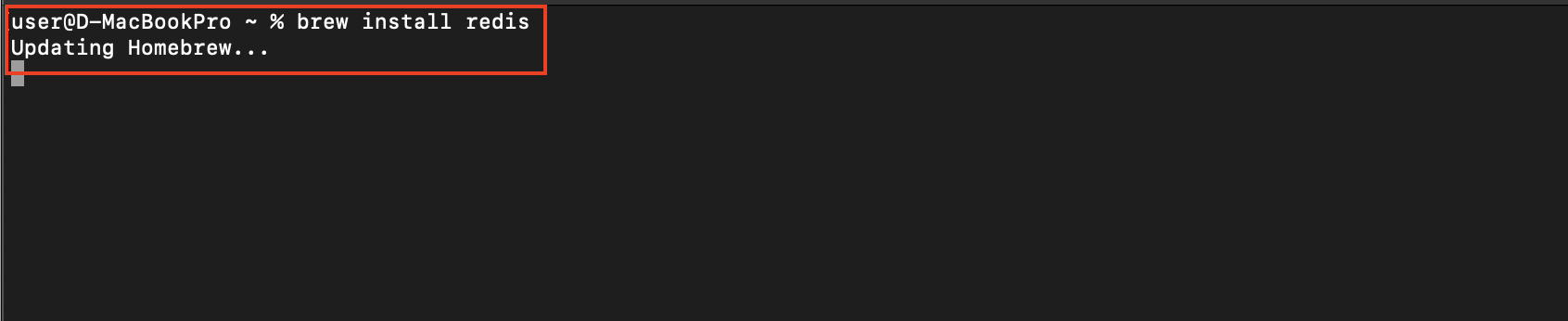 brew install redis brew install redis