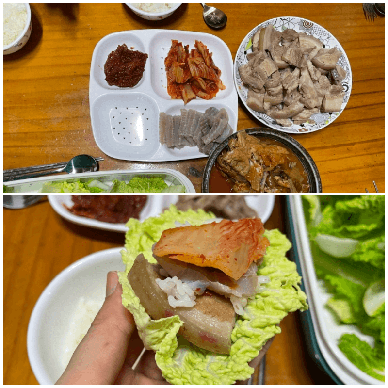 삼합으로-먹는-홍어-사진