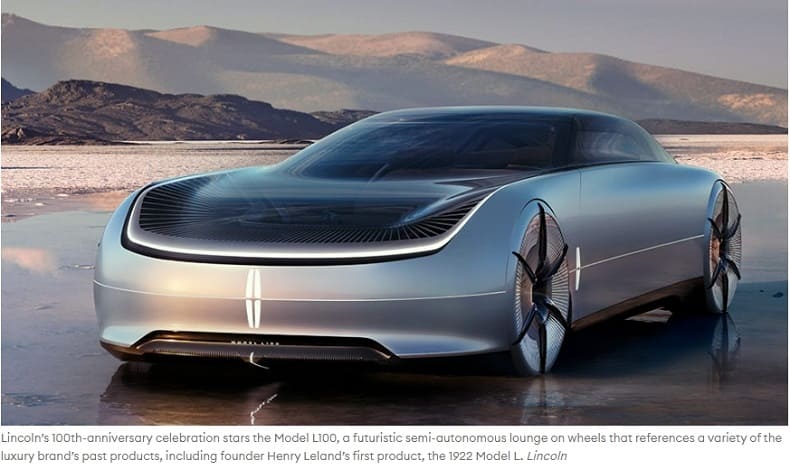  링컨의 파격적인 디자인...차가 아니라 거실? VIDEO:Lincoln Model L100 Concept: Celebrating 100 Years Of Visionary Design