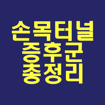  손목터널 증후군 총정리