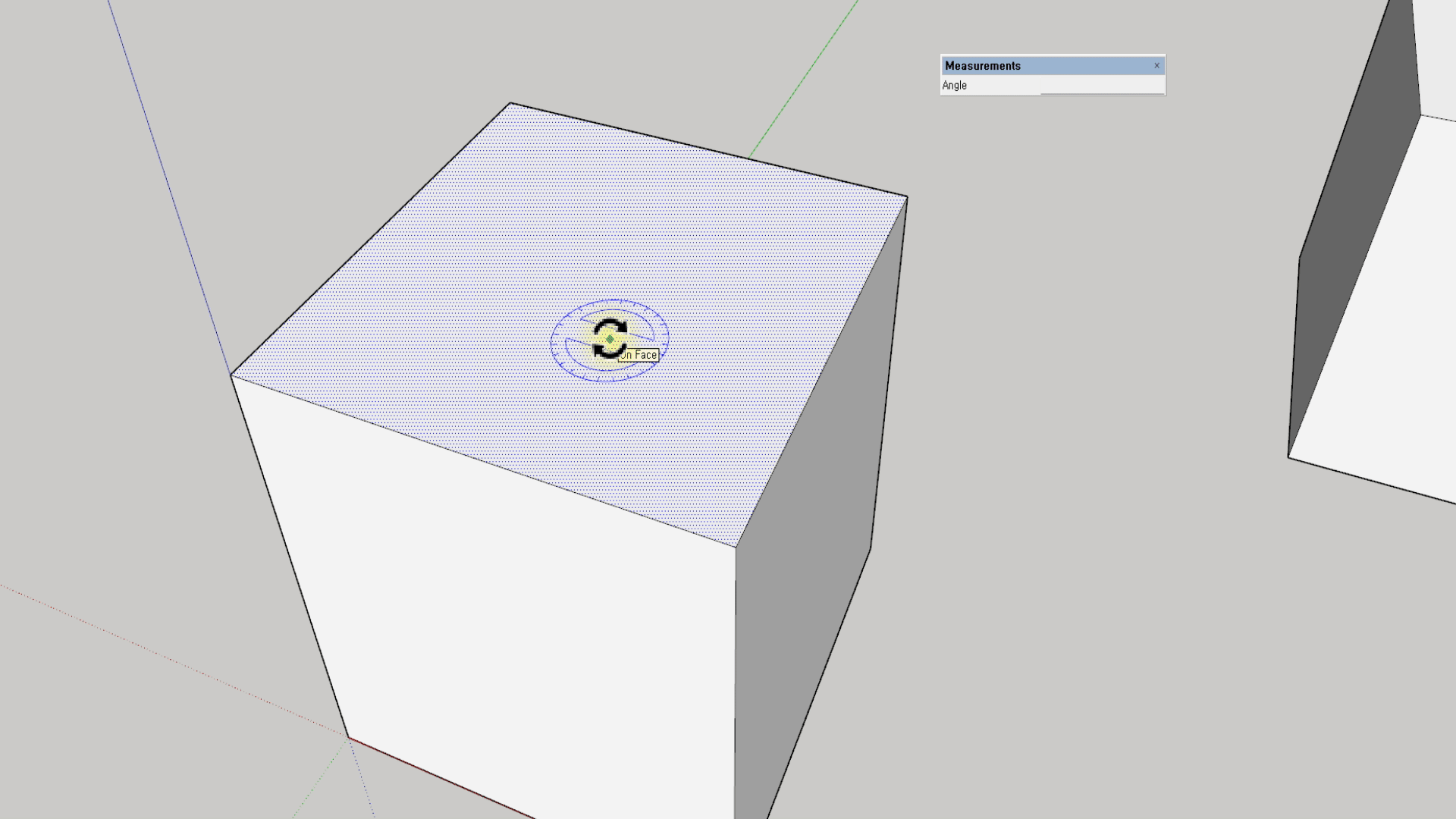 스케치업 초보 강의 회전 툴 방향키 위, 좌, 우 키를 이용하여 각 축 방향