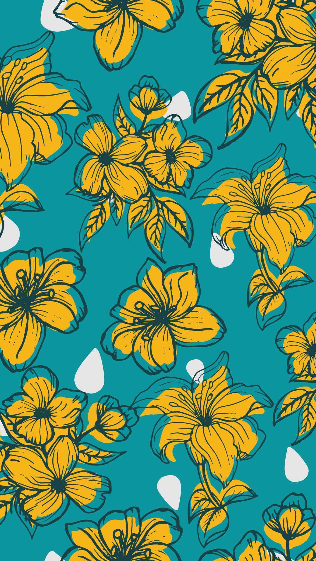 Flower pattern background