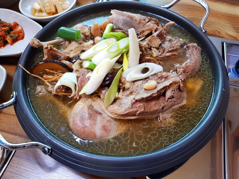 창원 비음산 뒷풀이 오리백숙