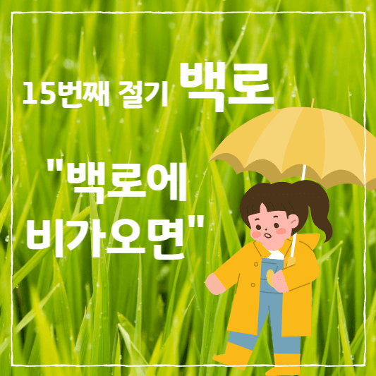 24절기-백로