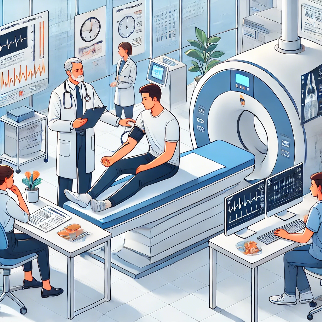 국가검진과 종합검진, 무엇이 다를까? 검사 범위 관련 종합검진 항목 중 MRI 검사실 모습 사진