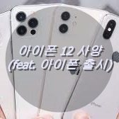  아이폰 12 사양 ( feat. 아이폰 출시 )