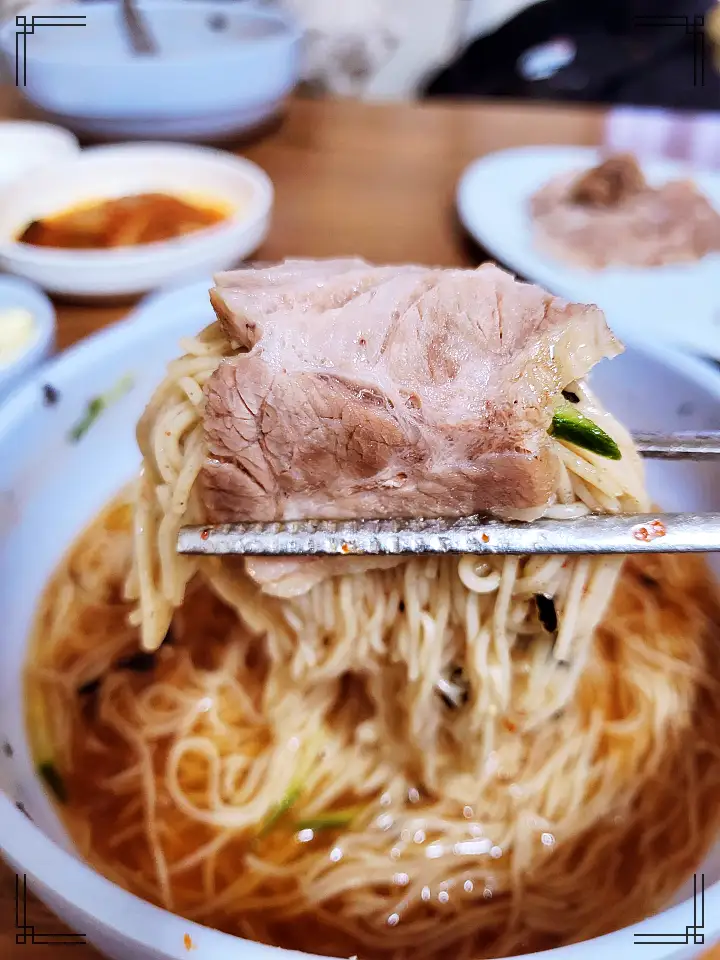 생활의달인 냉국수 막국수 편육 수육 달인 부여 맛집