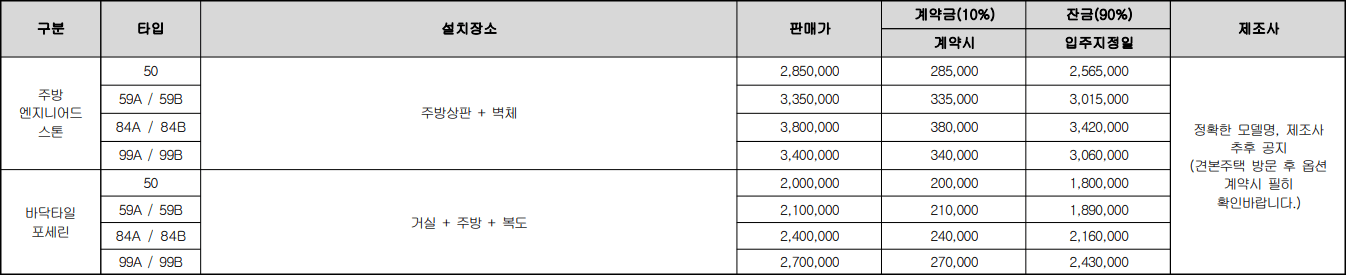 양양-스위트엠-디오션-주방-거실-유상-옵션