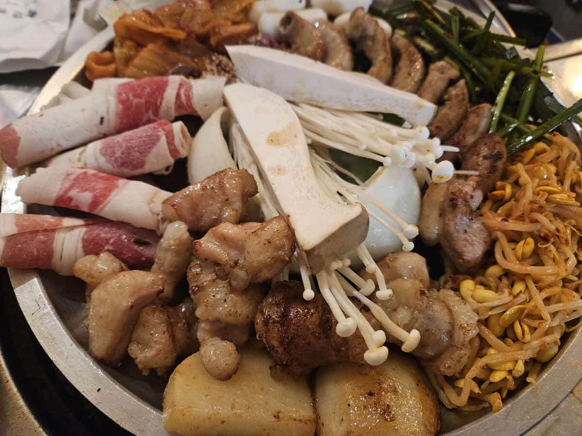 진수곱창의 진수성찬 세트 2인분