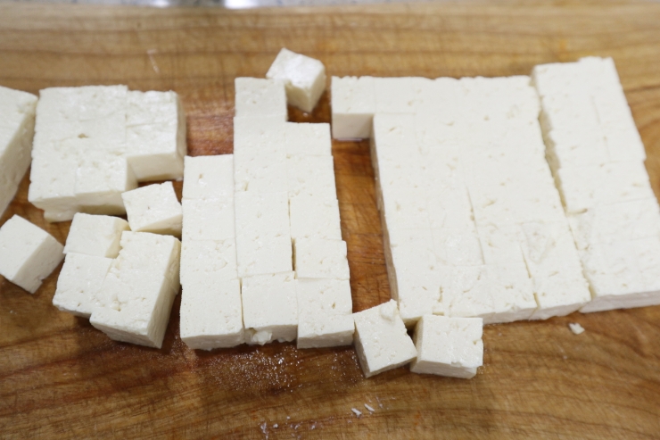 오리엔탈 드레싱 만들기 간단한 두부요리 두부샐러드 만드는 법 18