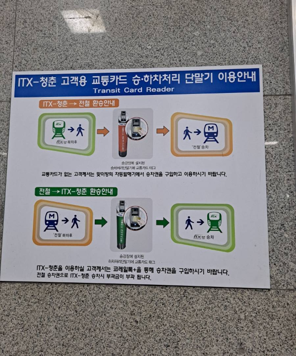 승하차 처리 단말기 이용안내