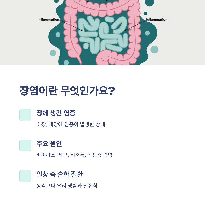 장염 증상