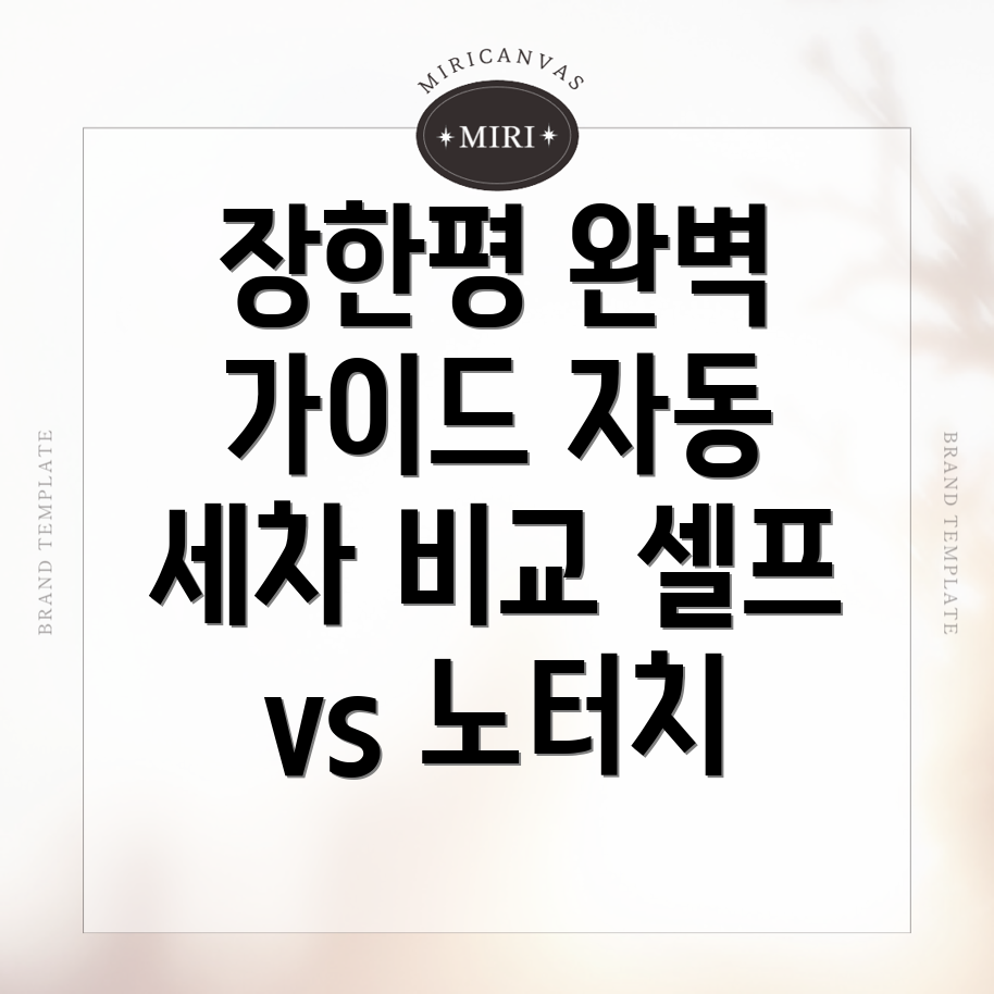 장한평역 세차장