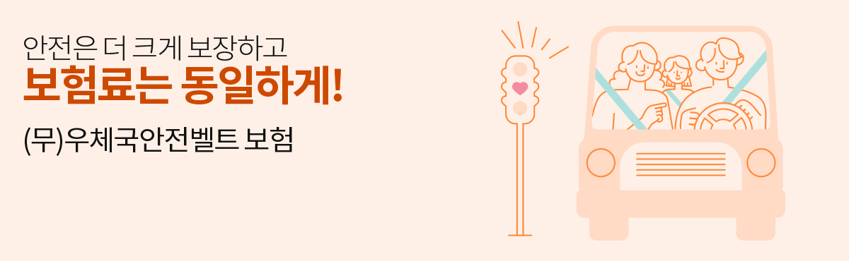 무배당 우체국안전벨트보험