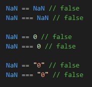  도대체 "==" 는 "===" 이랑 뭐가 다른거야? (JavaScript, Type Coercion, NaN)