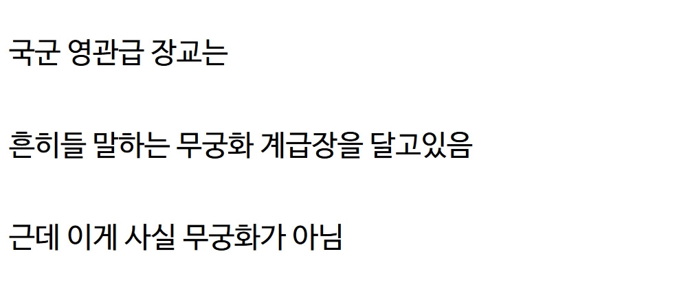 국군 계급장에 숨겨져있는 비밀 4