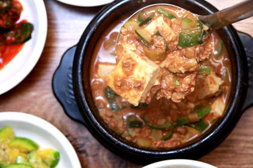 청국장찌개