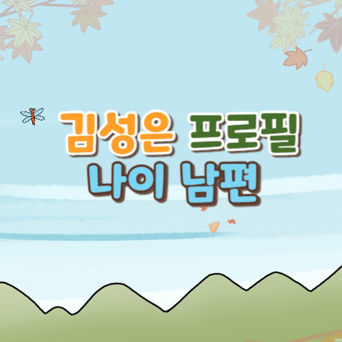  김성은 나이 프로필 키 학력 남편 정조국 자녀 인스타그램 근황