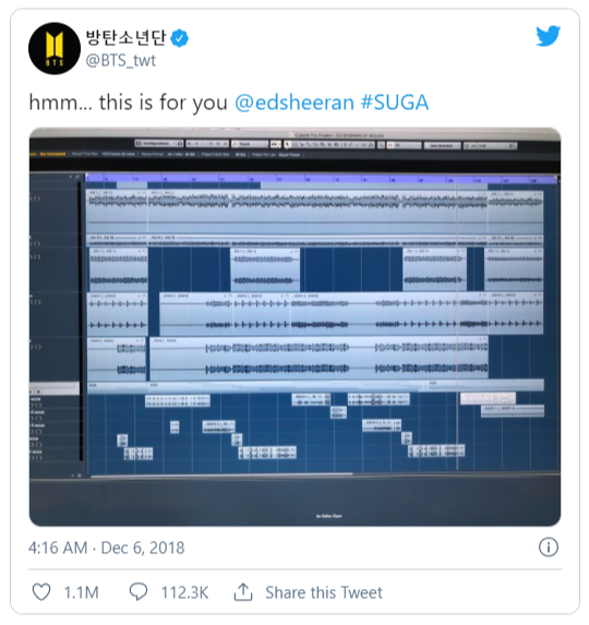  BTS & Pop star Ed Sheeran collaboration!