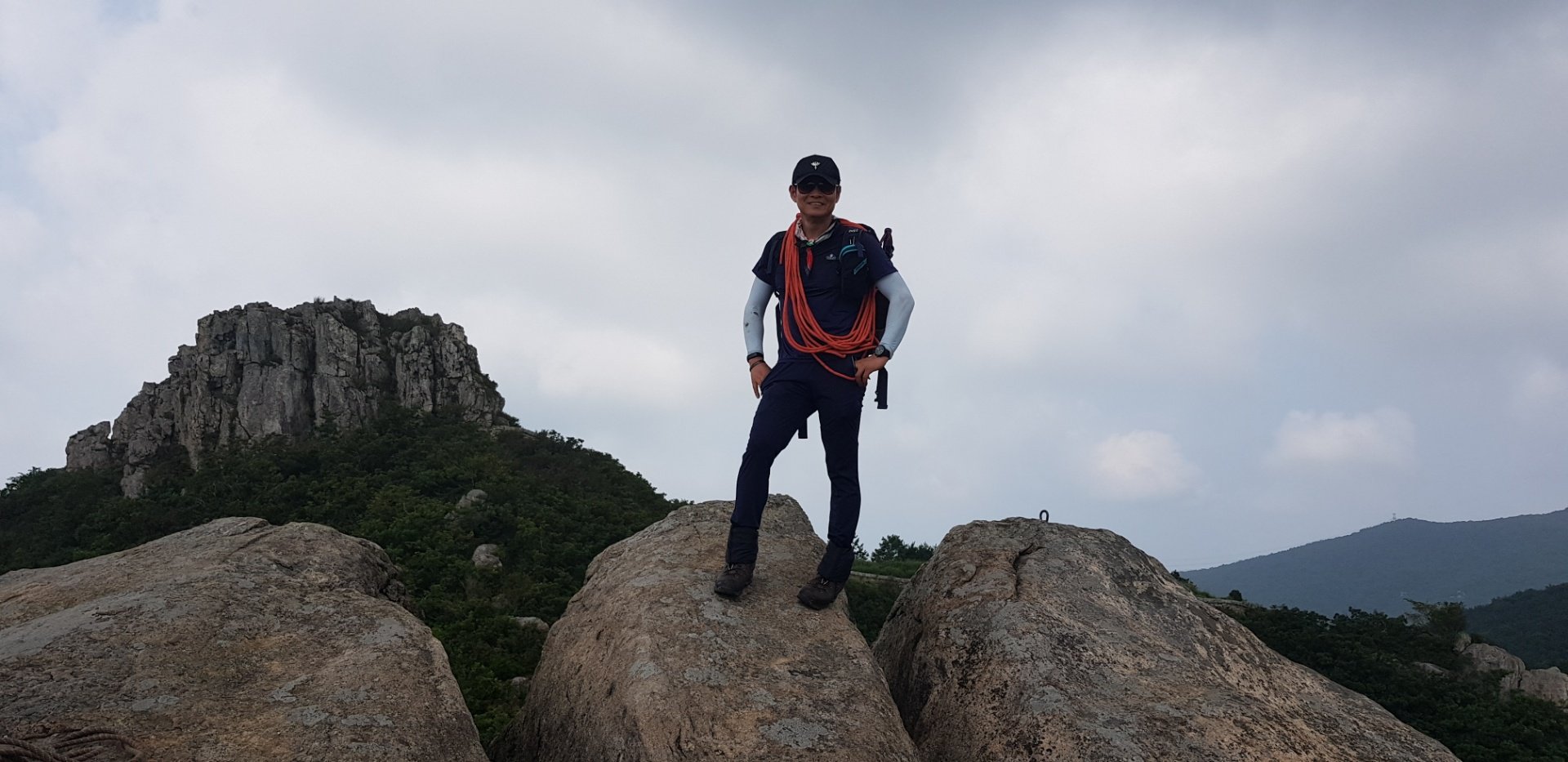부산 금정산 무명릿지와 의상대