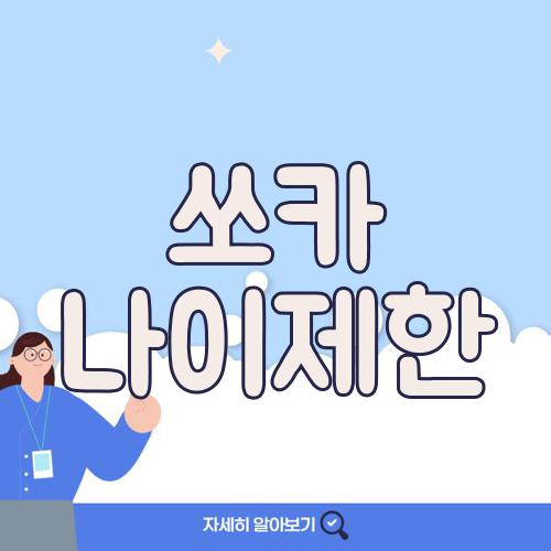쏘카 나이제한