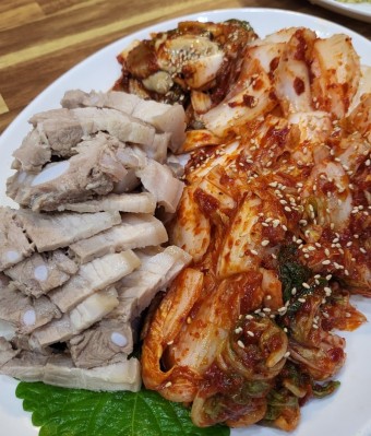 김치 양념 굴보쌈 달인