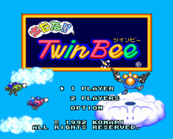  (코나미) 나왔다!! 트윈비 - 出たな!! ツインビー Detana!! TwinBee (PC 엔진 PCエンジン PC Engine)