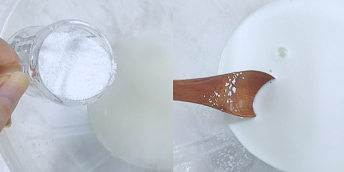 과탄산소다 넣는 컷