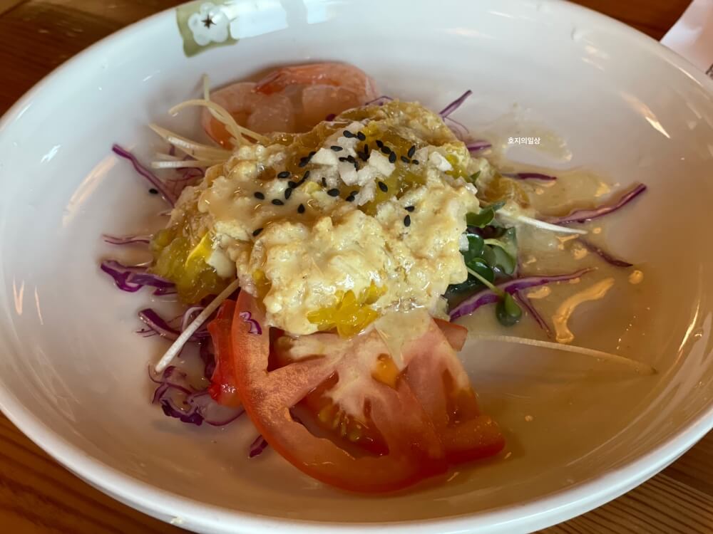 경기도 광주 퇴촌 맛집 예전 한정식 - 토마토 해파리 냉채