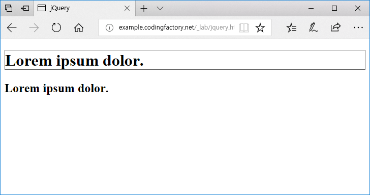 [javascript/jquery] removeClass() 사용법