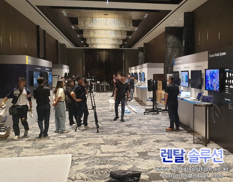  JW메리어트 동대문 Imagine Live Korea 2023 기자간담회 TV대여.터치스크린 대여