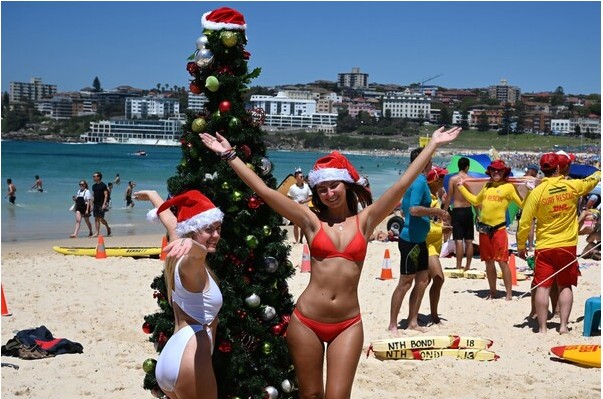 12월 따뜻한 겨울은 호주에서 썸머 크리스마스 즐기기