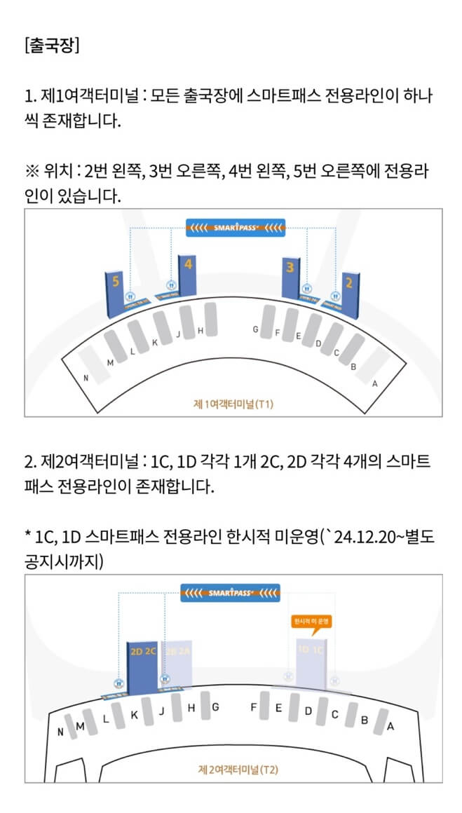 인천공항 스마트패스 위치